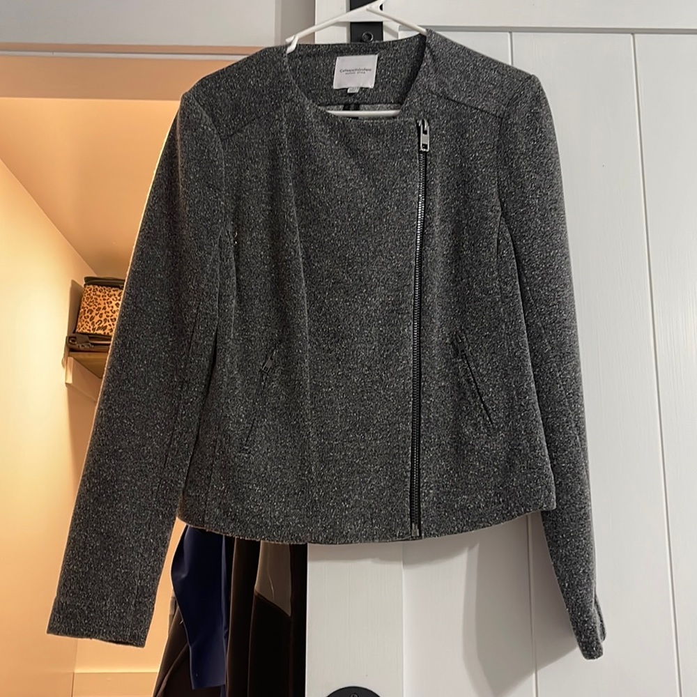 Zip up blazer